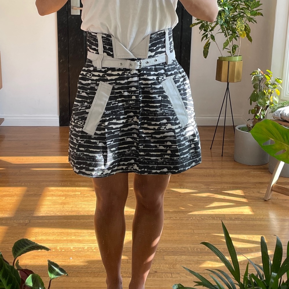 Marc Jacobs High Waisted Short Skirt with Belt